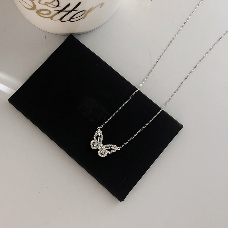 Mori Fashion Butterfly Pendant Necklace