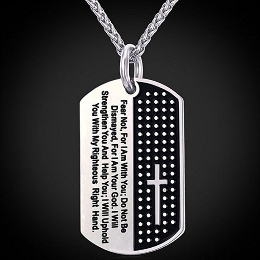 Dripp Steel Chain, Bible Christian Jewelry