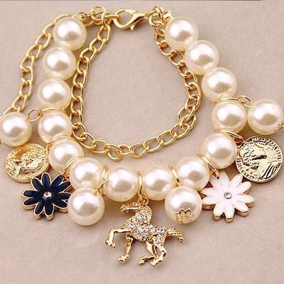 Pearl Flower Bracelet Jewelry