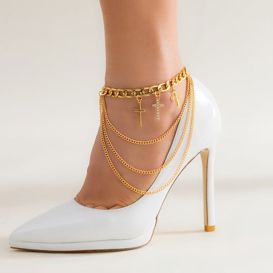 Ure Women's Fashion, Personality Single Chain U-shaped Footwear